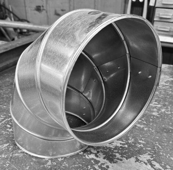 Ventilation Duct Bend Cladding