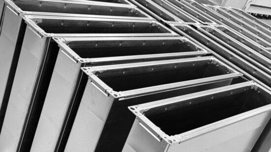 Taisnstūra ventilācijas gaisa vads 500 x 200 mm (Pieejami 21 gab)