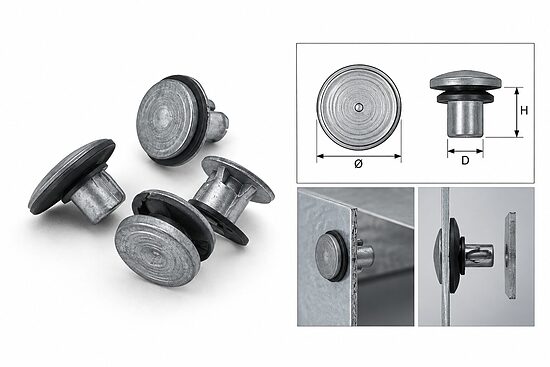 Rivet for Ventilation Systems