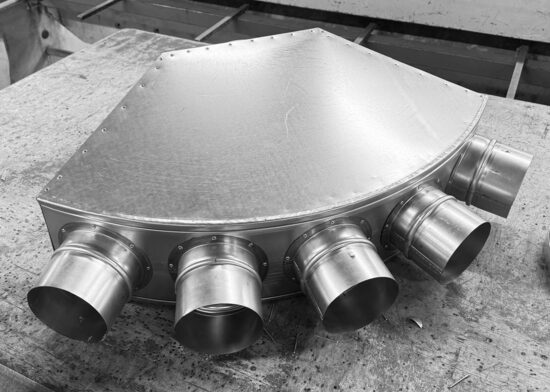 Collector Box for Ventilation and Aspiration Systems