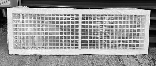 Aluminium Double Deflection Air Grille 700×200 mm (with Separate Opposed Blade Damper)