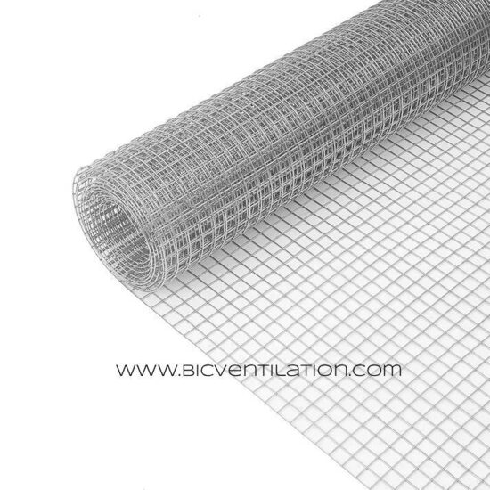 Welded Mesh, Hot-Dip Galvanized 6×6 mm, Ø0.65 mm, Height 1.0 m 