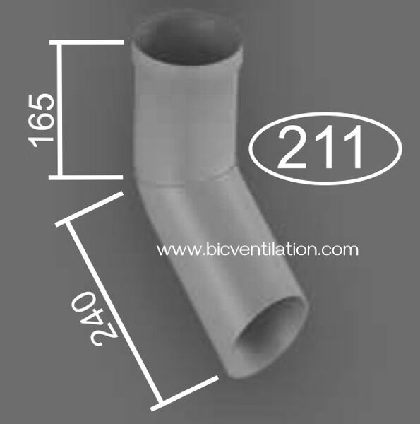 211. Waste pipe camber lower