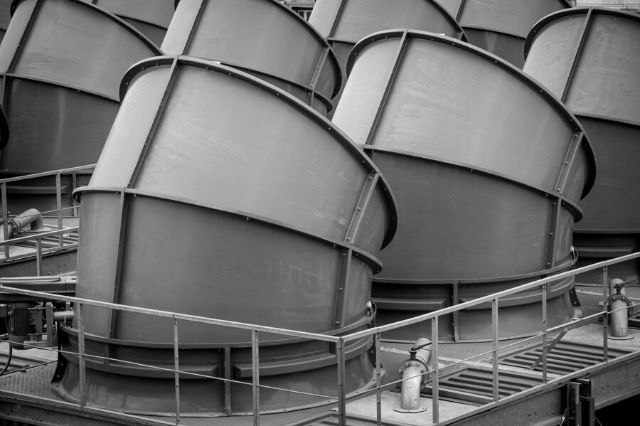 Metināta ventilācijas sistēma