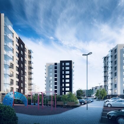 Dzīvokļu komplekss - Gaiļezera nami, Gaiļezera iela 5,7,9,11,15, Rīga, 2017