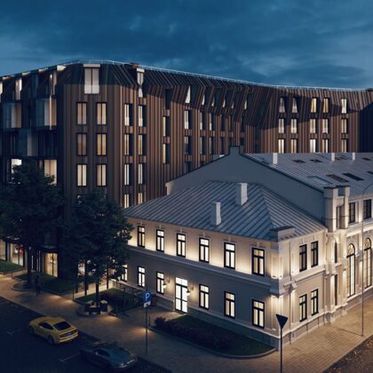 LOFTS&amp;ROSEGOLD Daudzdzīvokļu nams, Strēlnieku iela 8, Rīga,2019