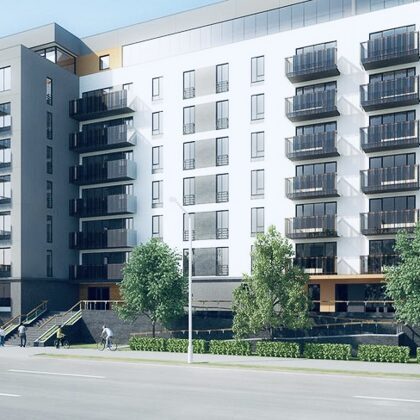 Daudzdzīvokļu nami, Grostonas iela 17, Rīga, 2014