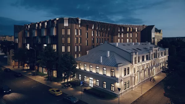 LOFTS&amp;ROSEGOLD Daudzdzīvokļu nams, Strēlnieku iela 8, Rīga,2019